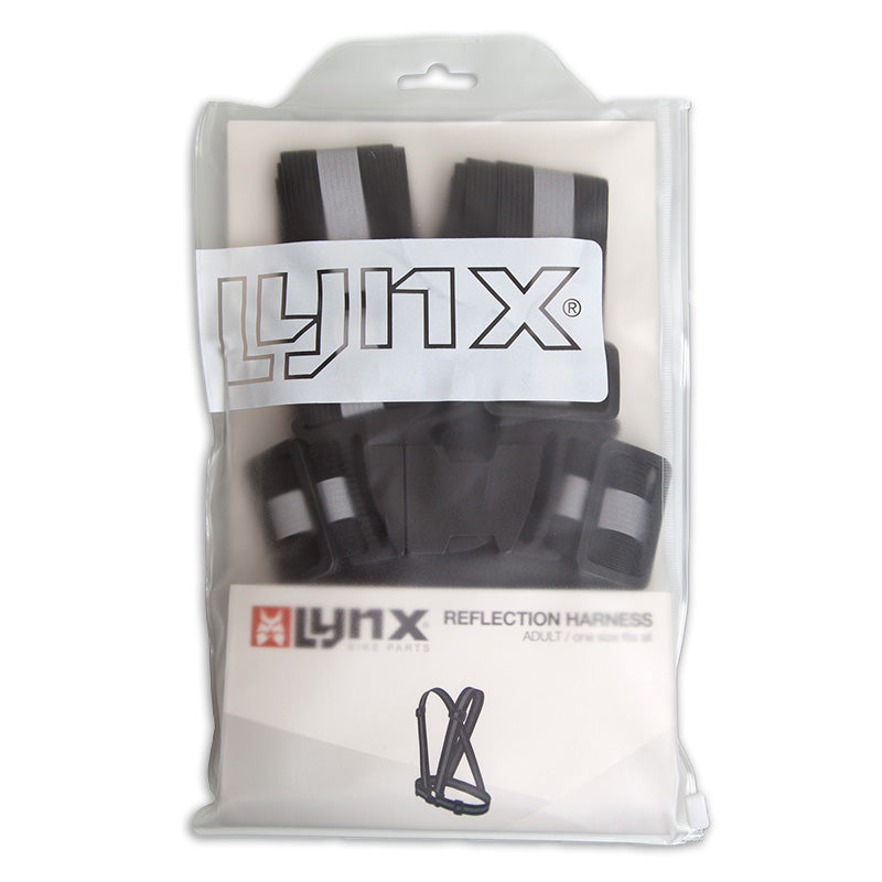 Afbeelding laden in galerijviewer, Reflectie harnas unisex zwart maat onesize