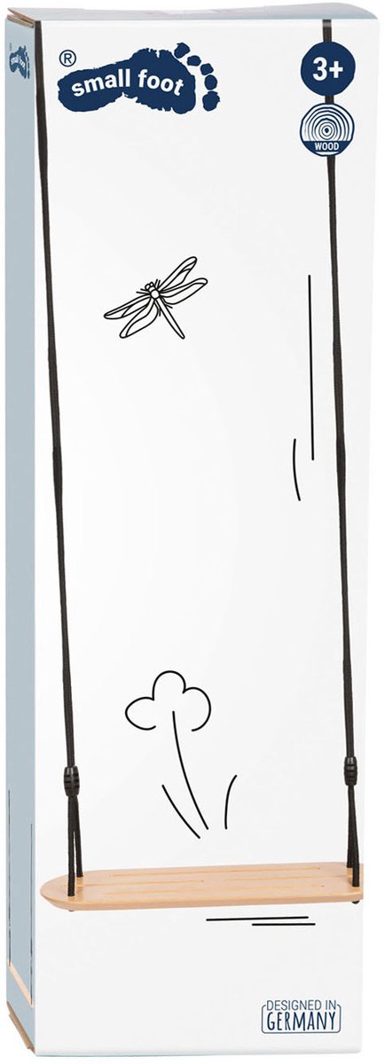 Afbeelding laden in galerijviewer, Small foot - houten xl bordschommel black line