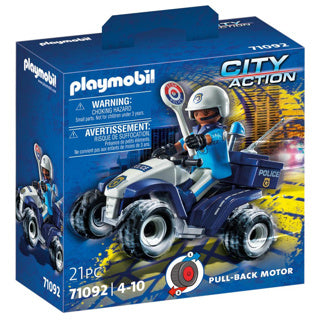 Afbeelding laden in galerijviewer, Playmobil City Action Politie Speed Quad 71092