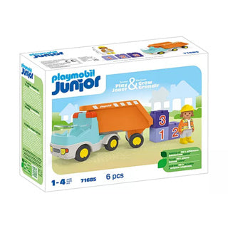 Afbeelding laden in galerijviewer, Playmobil 71685 junior kiepwagen | 2 stuks