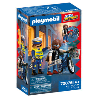 Afbeelding laden in galerijviewer, Playmobil 72076 fietsendiefstal | 2 stuks