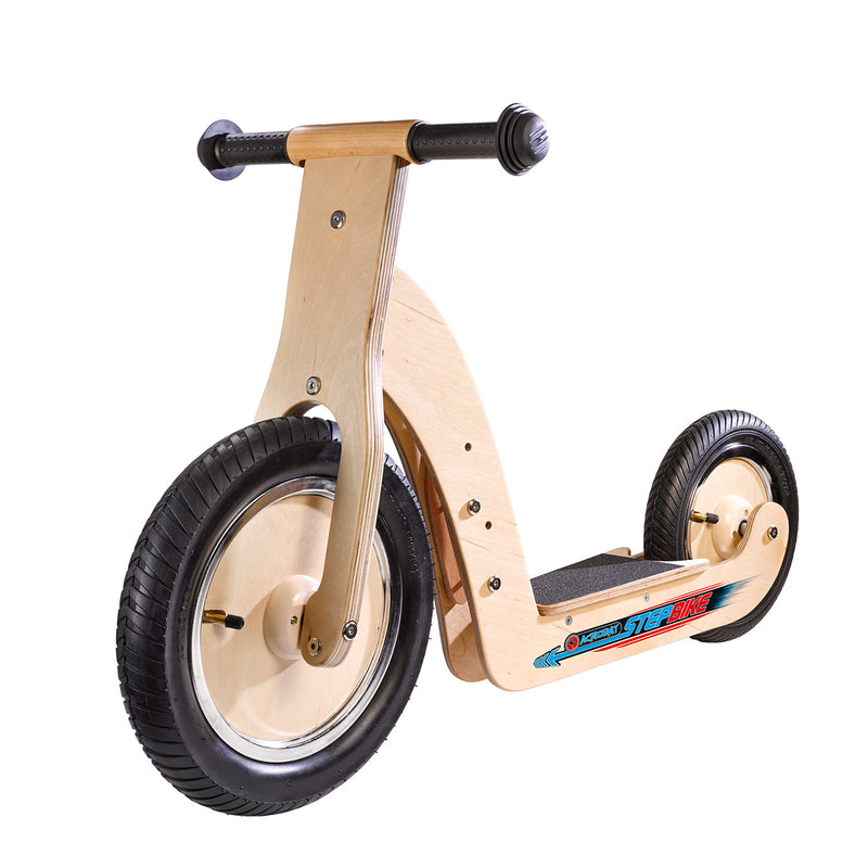 Afbeelding laden in galerijviewer, Acrobat Houten StepBike, 2in1