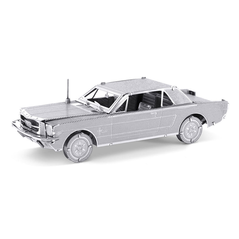 Afbeelding laden in galerijviewer, Eureka metal earth 1965 ford mustang coupe zilver editie