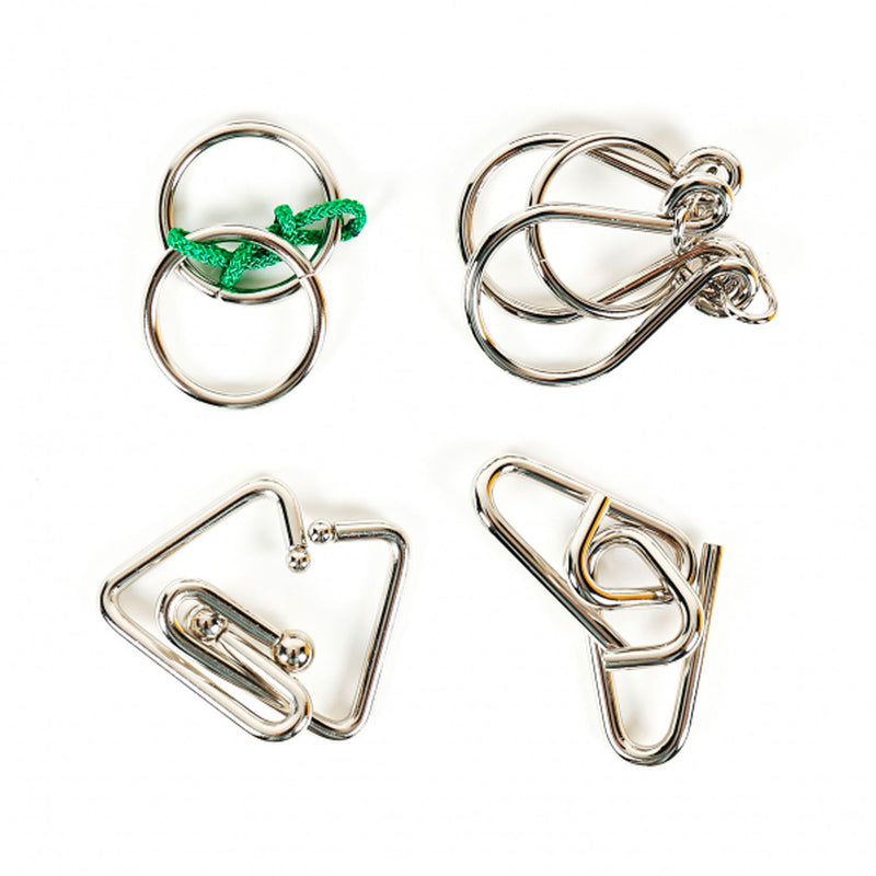 Afbeelding laden in galerijviewer, Eureka metalen breinpuzzels junior, 4st.