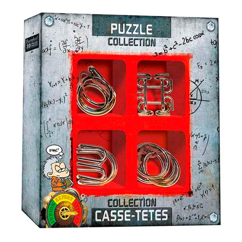 Afbeelding laden in galerijviewer, Eureka metalen breinpuzzels extreme, 4st.