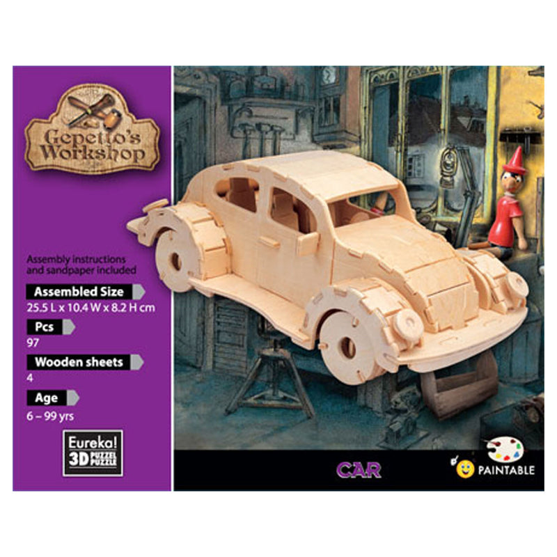 Afbeelding laden in galerijviewer, Eureka gepetto's workshop houten bouwpakket 3d - auto