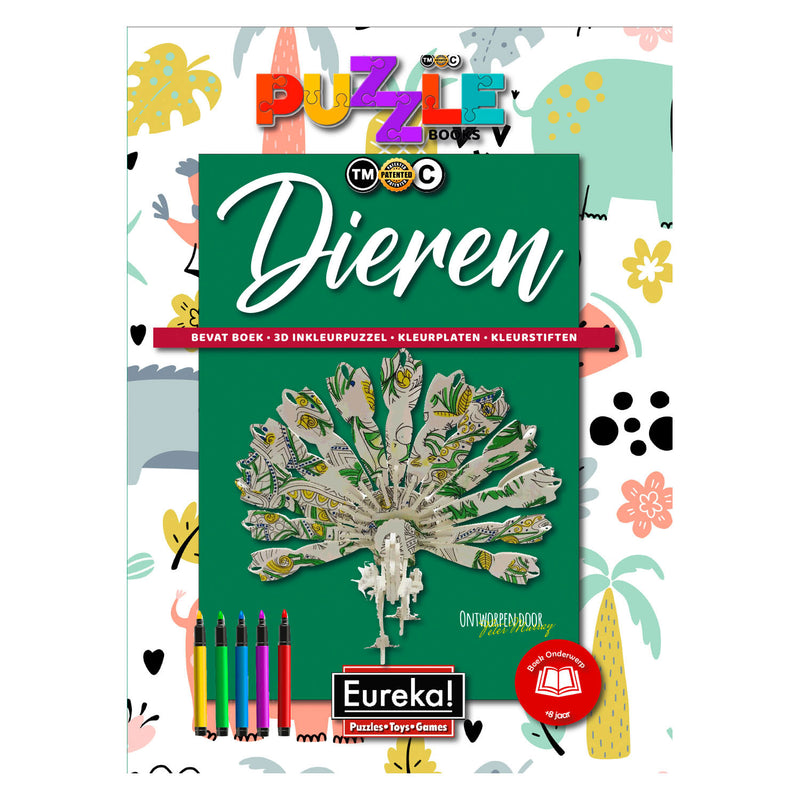 Afbeelding laden in galerijviewer, Eureka 3D Puzzel Books Dieren