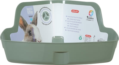 Afbeelding laden in galerijviewer, Zolux neolife hoektoilet konijn groen