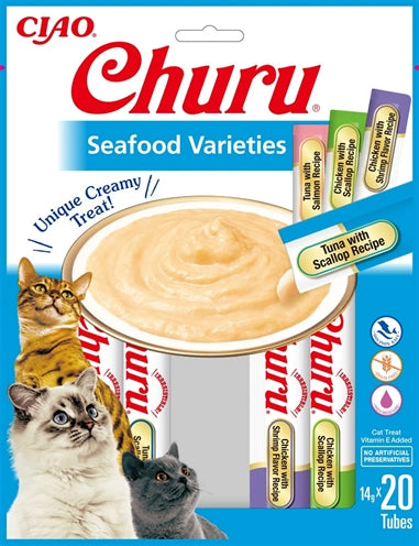 Afbeelding laden in galerijviewer, Inaba churu multipack seafood