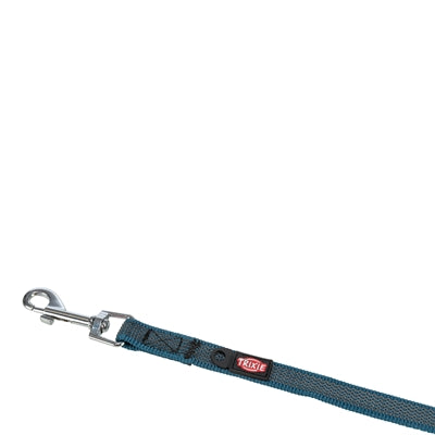Afbeelding laden in galerijviewer, Trixie hondenriem sleeplijn met rubber anti slip petrol blauw