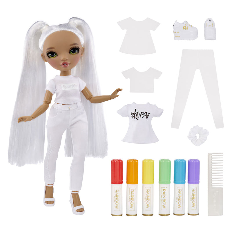 Afbeelding laden in galerijviewer, Rainbow high Rainbow High Color Create Fashion Modepop Groen