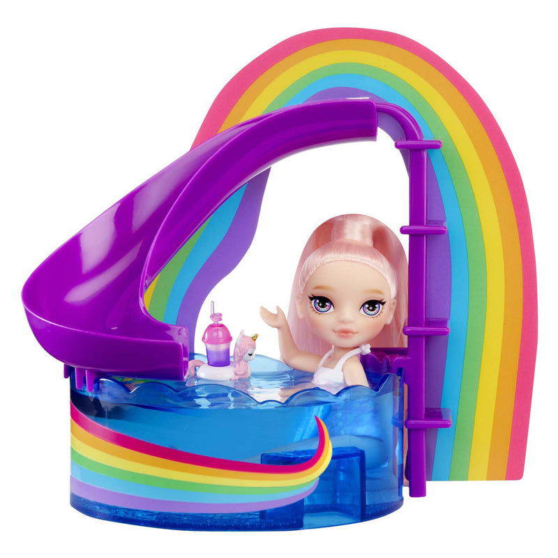 Afbeelding laden in galerijviewer, Mga entertainment rainbow high pop kleine zwembaddag met blush speelset
