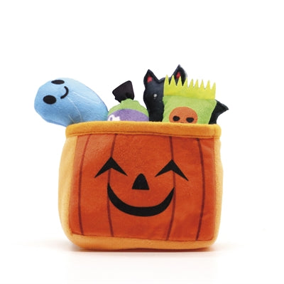 Afbeelding laden in galerijviewer, Croci fright stuffy pompoen met 5 speeltjes