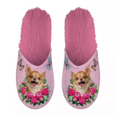 Afbeelding laden in galerijviewer, Pantoffel chihuahua roze
