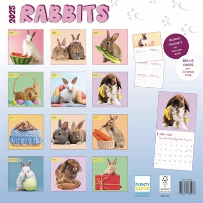 Afbeelding laden in galerijviewer, kalender rabbits studio 2025