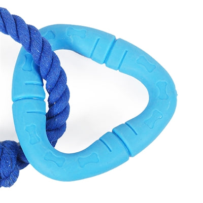 Afbeelding laden in galerijviewer, Battersea triangel rubber touw blauw