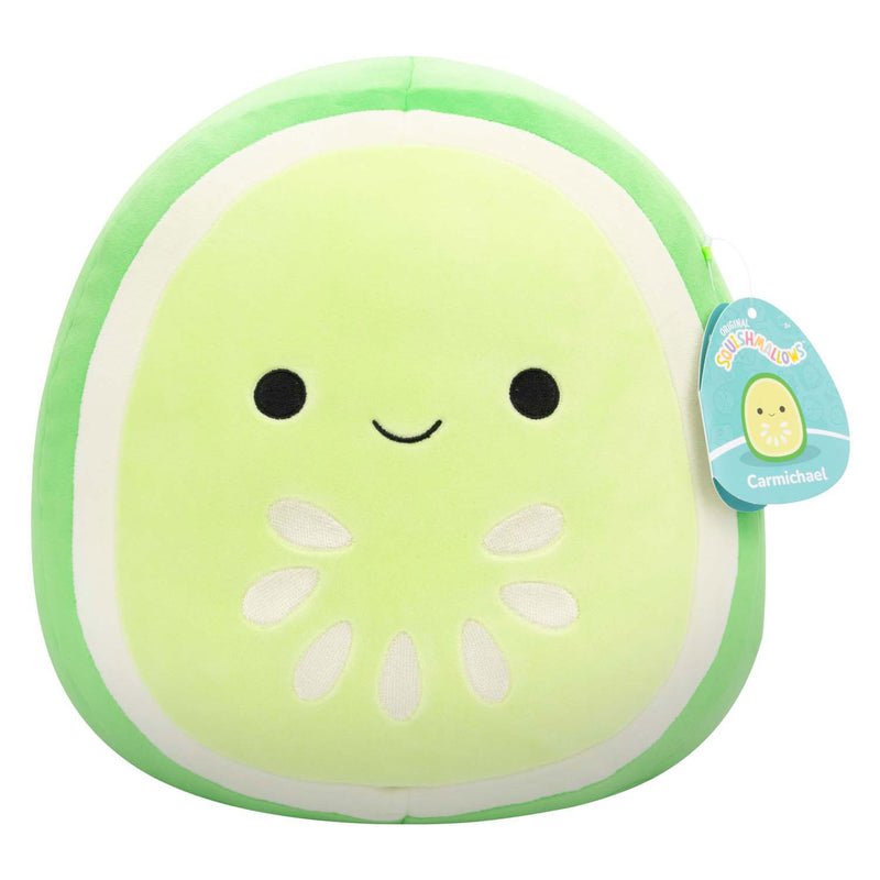 Afbeelding laden in galerijviewer, Squishmallows knuffel pluche carmichael de groene komkommer, 30cm