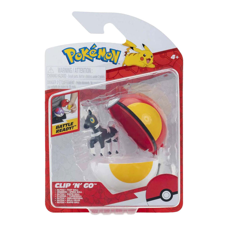 Afbeelding laden in galerijviewer, Jazwares pokémon - clip n go blitzle fast ball speelset