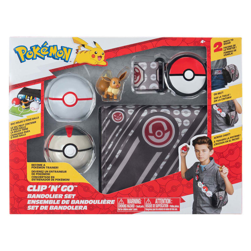 Afbeelding laden in galerijviewer, Jazwares pokémon bandolier set premier ball timer bal met riem