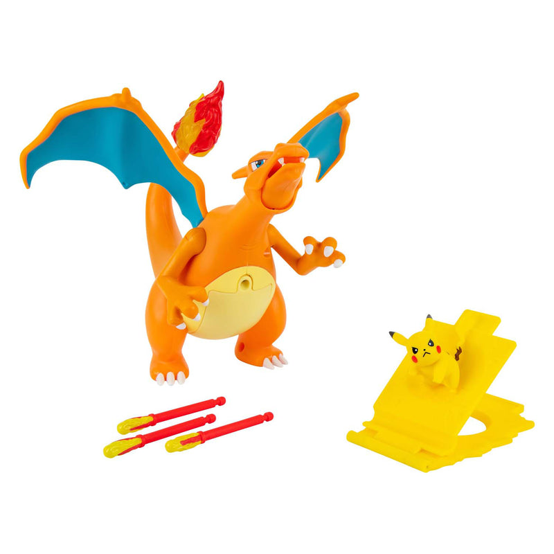 Afbeelding laden in galerijviewer, Jazwares pokémon - flame flight deluxe charizard