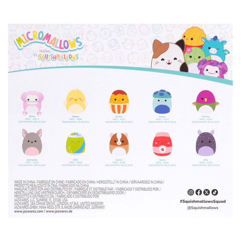 Afbeelding laden in galerijviewer, Jazwares squishmallows knuffel pluche - micromallows herfst - 10dlg.