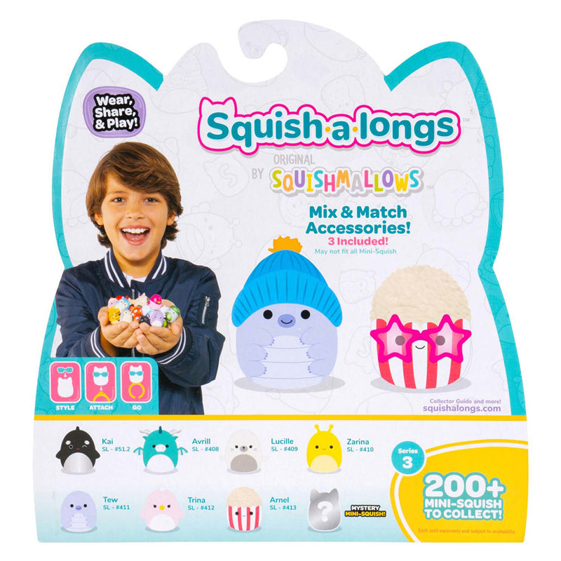 Afbeelding laden in galerijviewer, Jazwares squishmallows - squish-a-longs speelfiguren style 2 - 8dlg.
