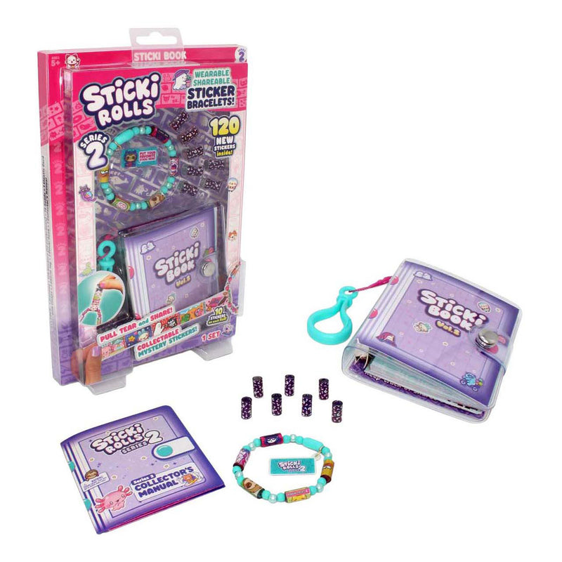 Afbeelding laden in galerijviewer, Jazwares sticki rolls boek en armband met 120 stickers