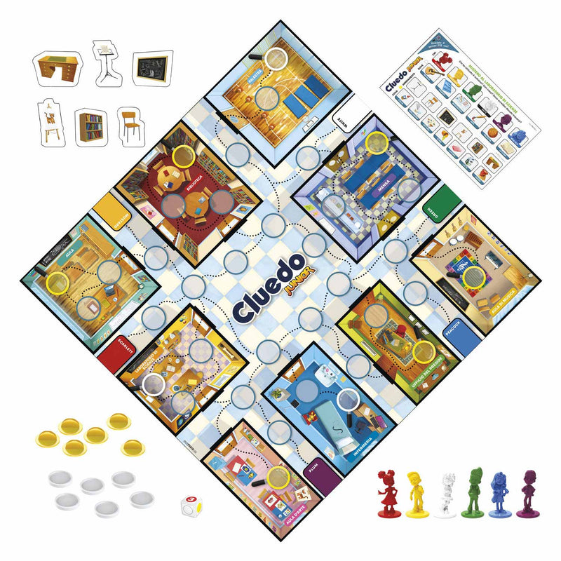 Afbeelding laden in galerijviewer, Hasbro cluedo junior - bordspel - gaming classic - gezelschapsspel