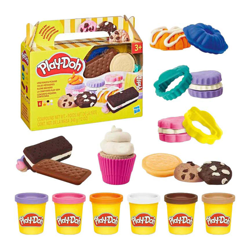 Afbeelding laden in galerijviewer, Play-doh kleine bakkerij - 6 kleipotjes