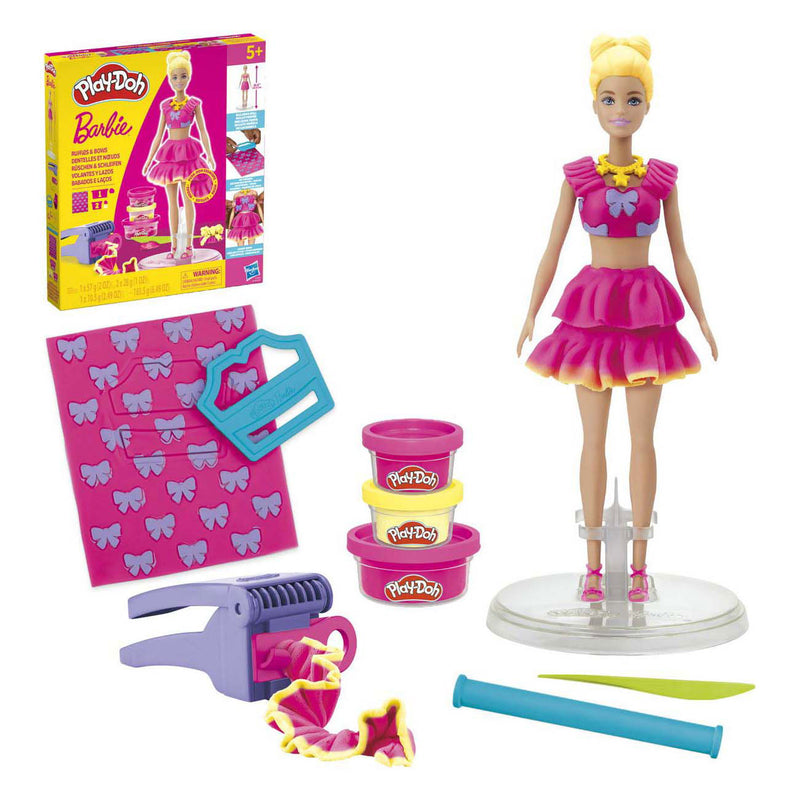 Afbeelding laden in galerijviewer, Play-doh barbie ruffles and bows