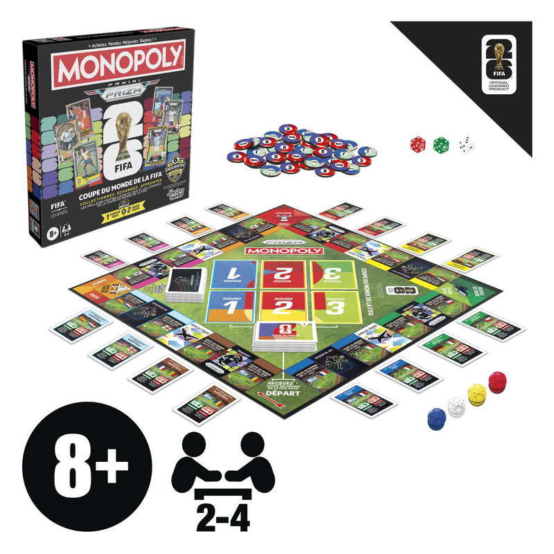 Afbeelding laden in galerijviewer, Monopoly panini prizm fifa world cup - bordspel - franstalig