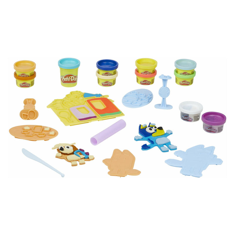 Afbeelding laden in galerijviewer, Play-doh bluey aankleed set - 11 kleipotjes