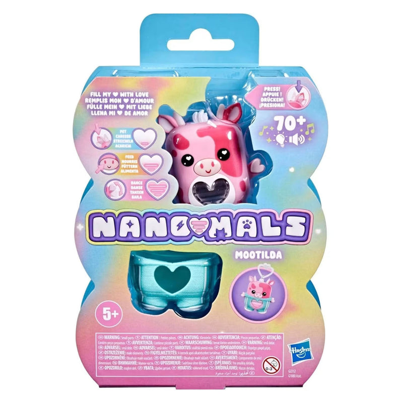 Afbeelding laden in galerijviewer, Hasbro nanomals mootilda de roze koe