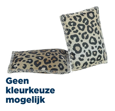 Afbeelding laden in galerijviewer, Trixie speelkussen leo panterprint met valeriaan assorti