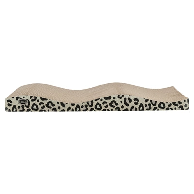 Afbeelding laden in galerijviewer, Trixie krabplank leo karton panterprint met kattenkruid catnip