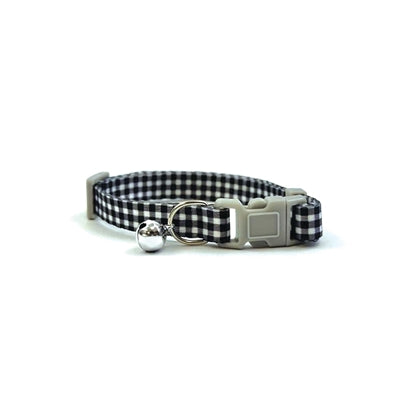 Afbeelding laden in galerijviewer, Happy pet tabby patch halsband kat ruit zwart