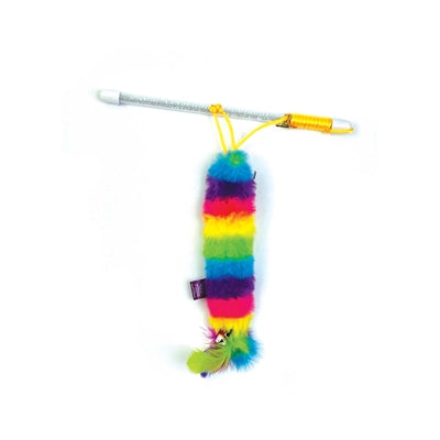 Afbeelding laden in galerijviewer, Happy pet tabby patch kattenhengel regenboog assorti