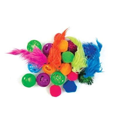 Afbeelding laden in galerijviewer, Happy pet tabby patch variatie pack speeltjes