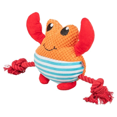 Afbeelding laden in galerijviewer, Trixie krab met flostouw oranje