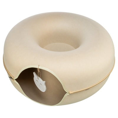 Afbeelding laden in galerijviewer, Trixie speeldonut vilt beige