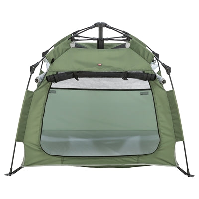 Afbeelding laden in galerijviewer, Trixie hondentent pop-up olijfgroen beige