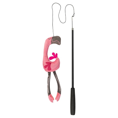 Afbeelding laden in galerijviewer, Trixie kattenhengel telescopisch grote katten met flamingo roze