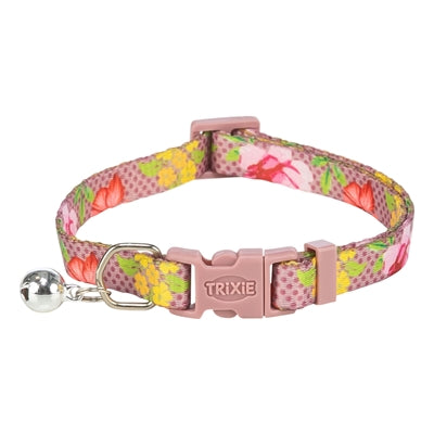 Afbeelding laden in galerijviewer, Trixie kattenhalsband bloemen motief assorti