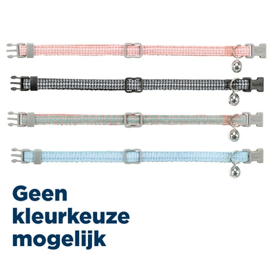 Afbeelding laden in galerijviewer, Trixie kattenhalsband hanenpoot motief assorti