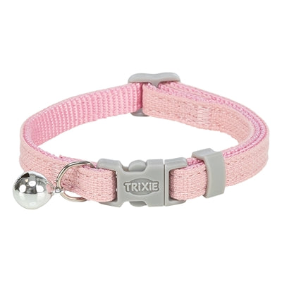 Afbeelding laden in galerijviewer, Trixie kattenhalsband katoenlook assorti