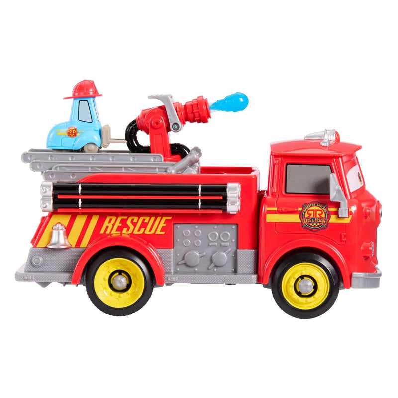 Afbeelding laden in galerijviewer, Mattel disney en pixar cars radiator springs racen en redden - brandweer - red en guido speelset