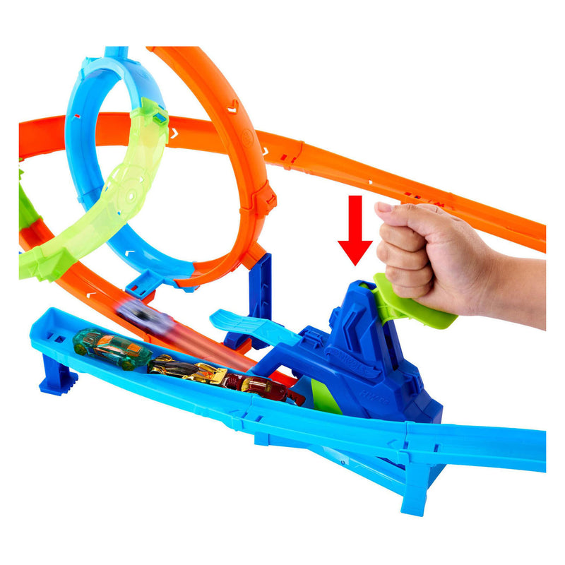 Afbeelding laden in galerijviewer, Mattel hot wheels stuntset looping cyclone