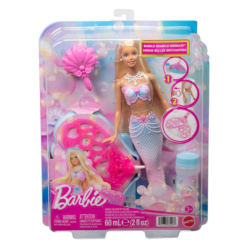 Afbeelding laden in galerijviewer, Barbie glitterende zeemeermin met bellen