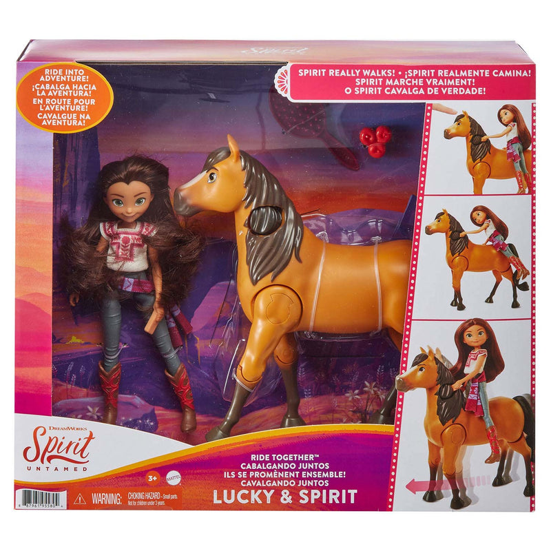Afbeelding laden in galerijviewer, Mattel Spirit Ongetemd Samen rijden Lucky Spirit