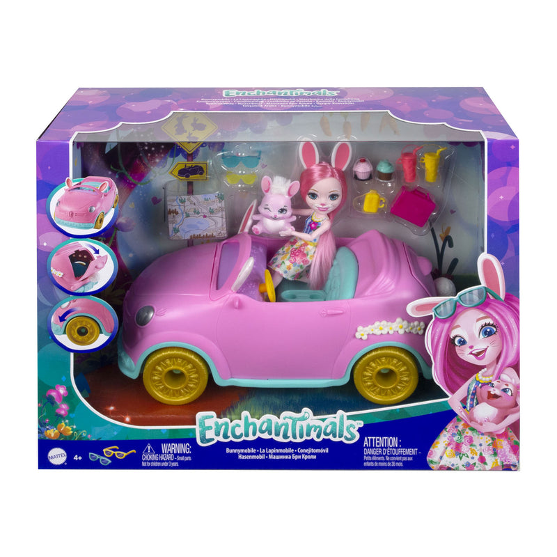 Afbeelding laden in galerijviewer, Mattel Enchantimals Konijn met Voertuig